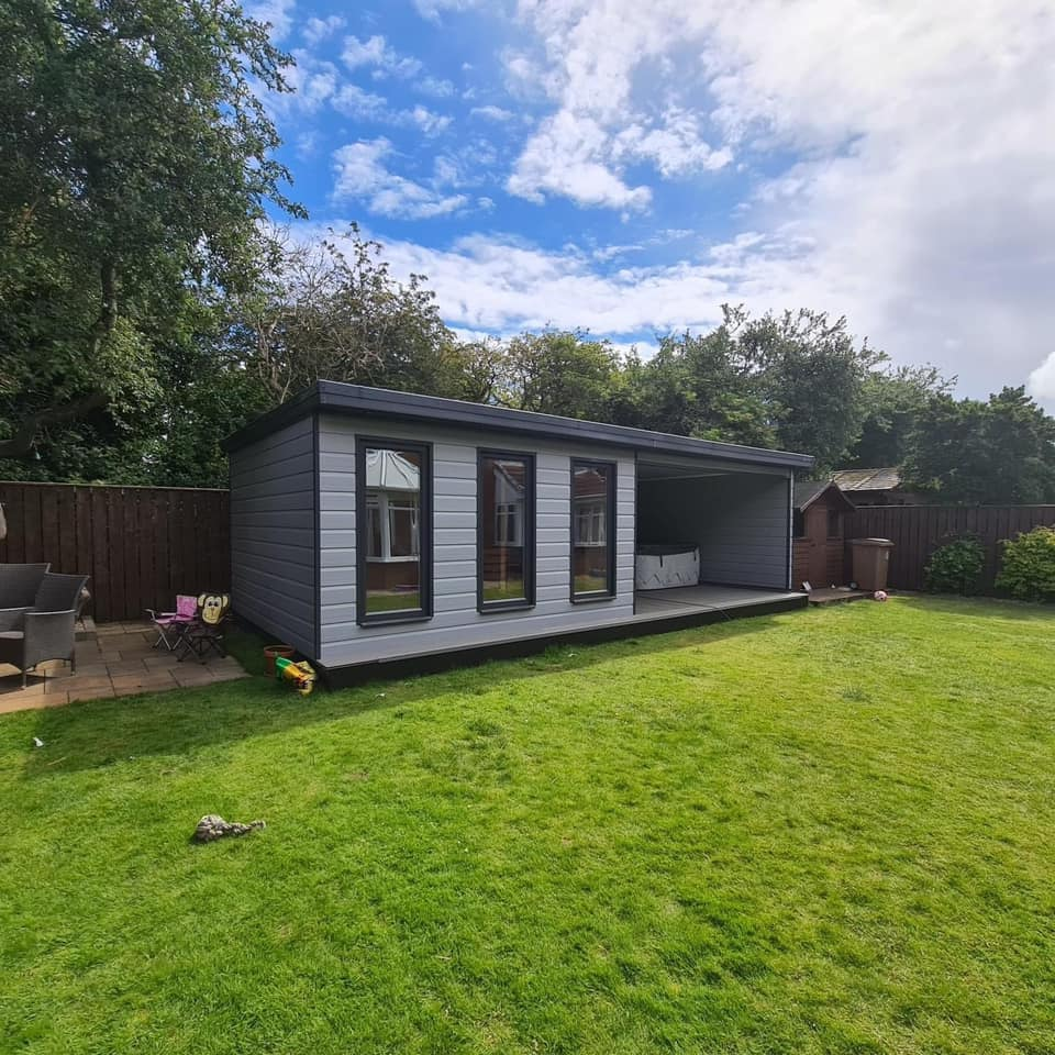 Slate Grey Garden Room